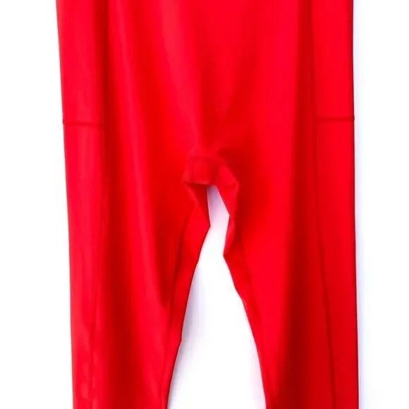 NWT Aerie Offline Orange High Rise 7/8 Length Goal Leggings Large - Picture 4 of 12